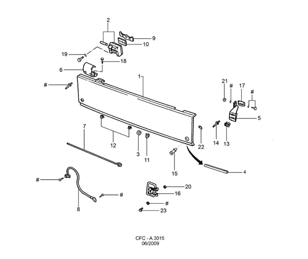 Catálogo de Peças Ford Cargo 2425 e 2626 — vista explodida 4