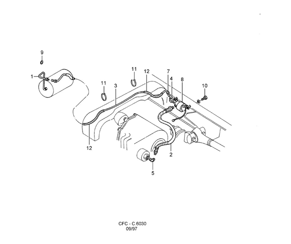 Catálogo de Peças Ford Cargo 3530 — vista explodida 2