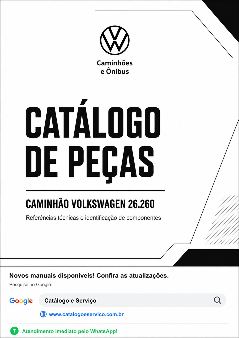 Catálogo de Peças Caminhão Volkswagen 26.260