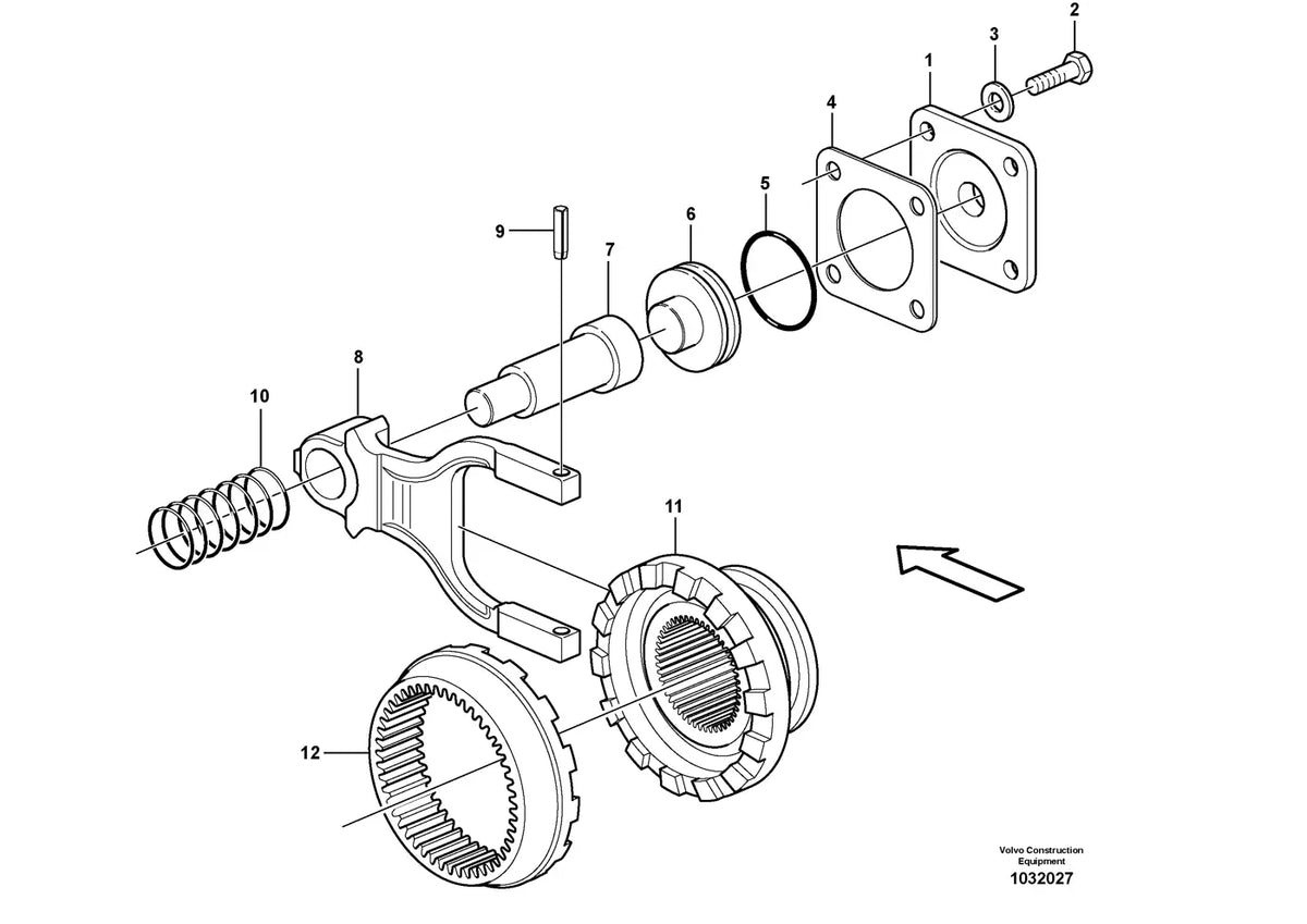 Vista explodida 3 — Volvo A35E