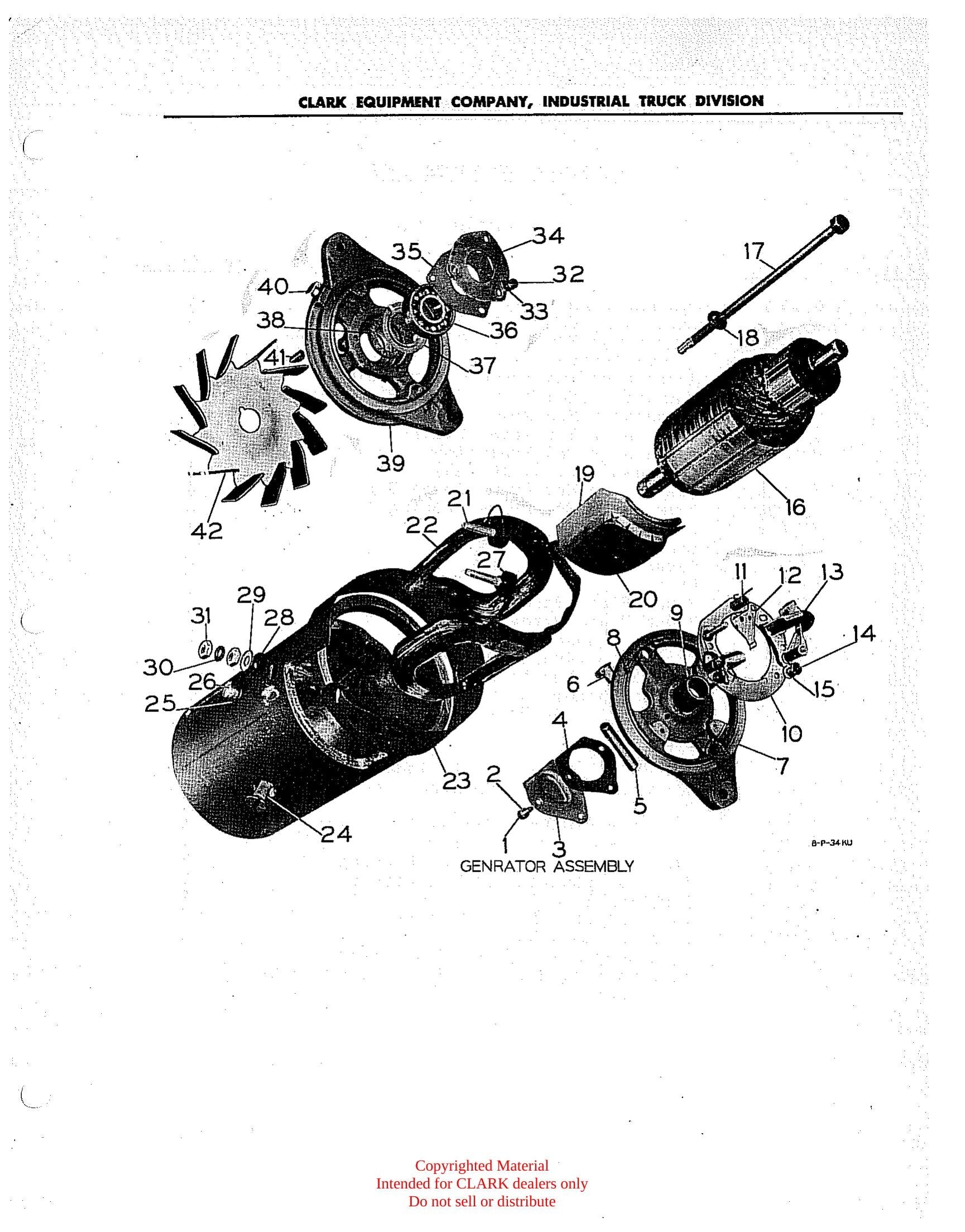 Catálogo de Peças Carregador de Vagão Clark Gas Carloader "D" (Book 56) - página interna