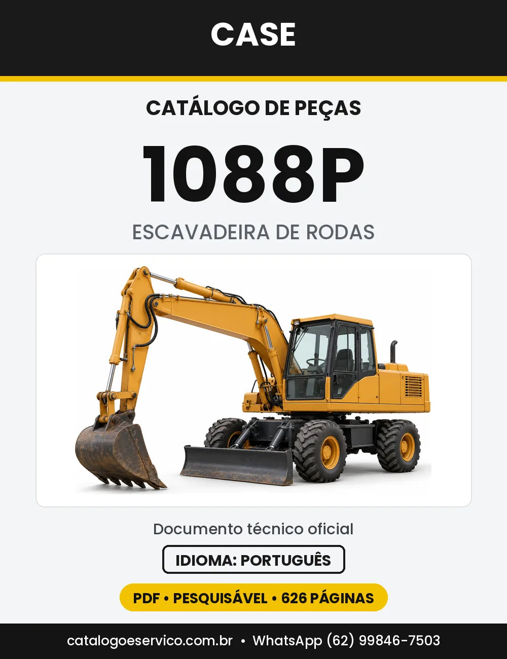 Catálogo de Peças Case 1088P — versão 1088P — a partir da série 8701