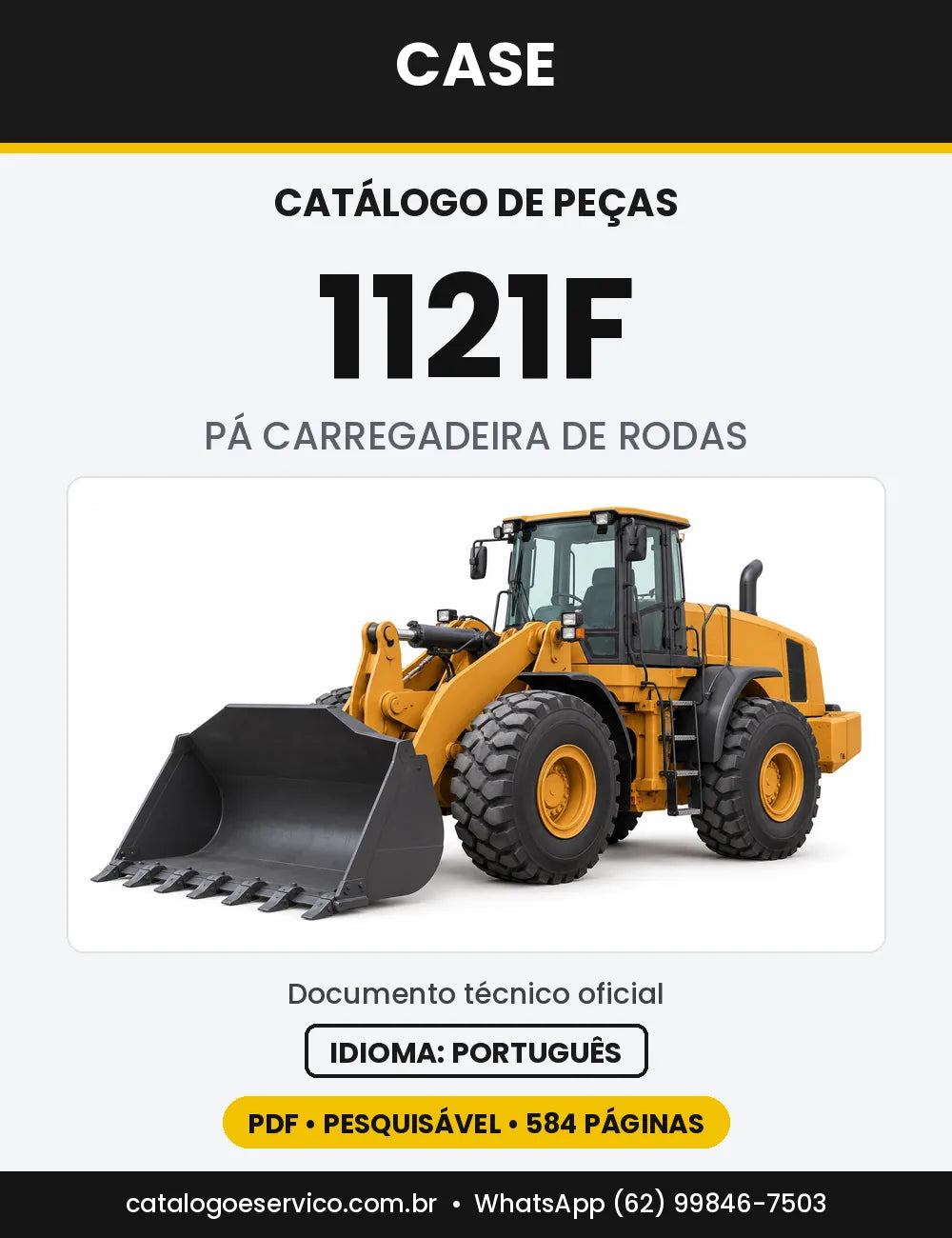 Catálogo de Peças Case 1121F — versão 1121F — Tier 4B Europa (a partir de 2015)