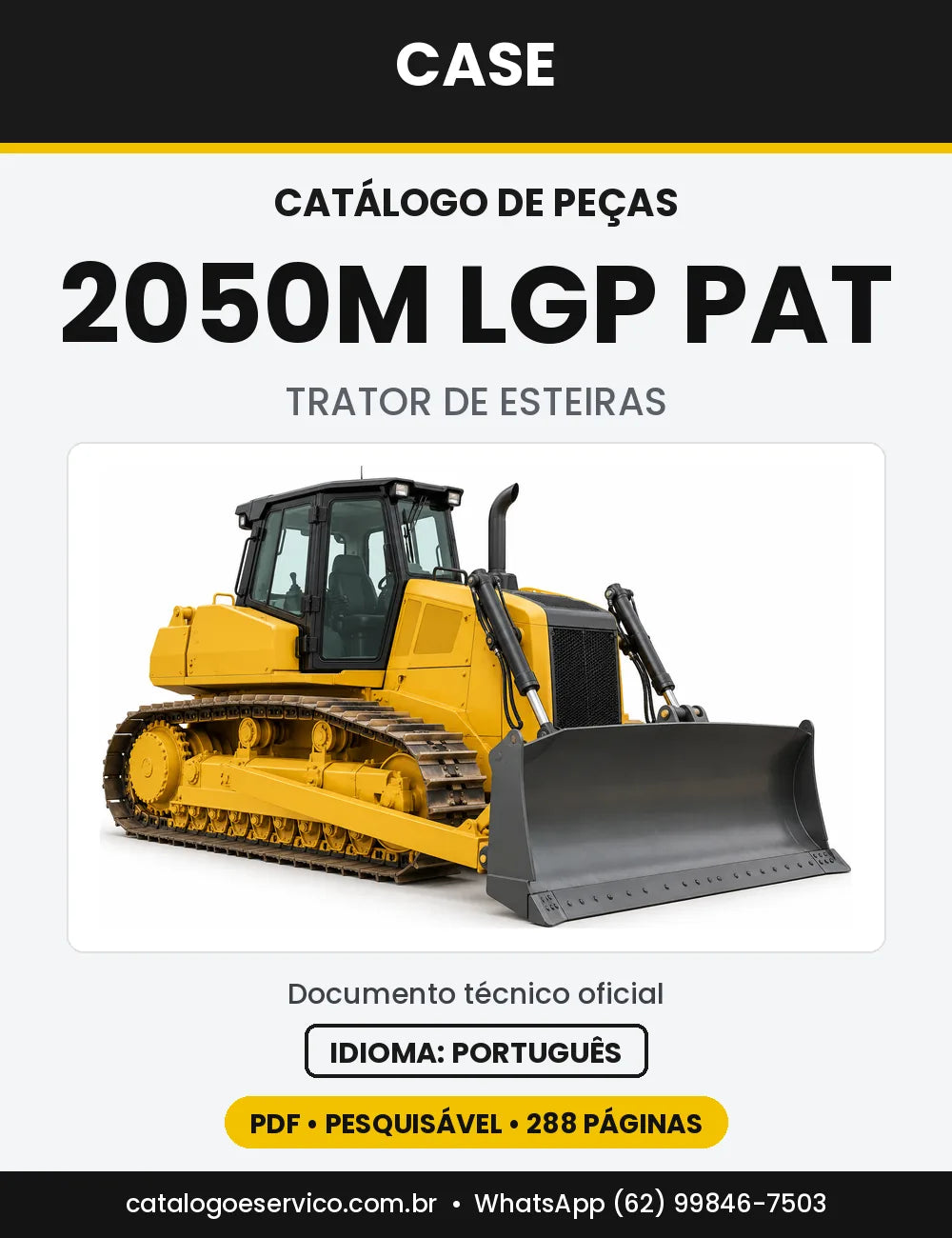 Catálogo de Peças Case 2050M (LT, XLT, LGP e WT-LGP, BD e PAT) — versão 2050M LGP PAT — Tier 4B