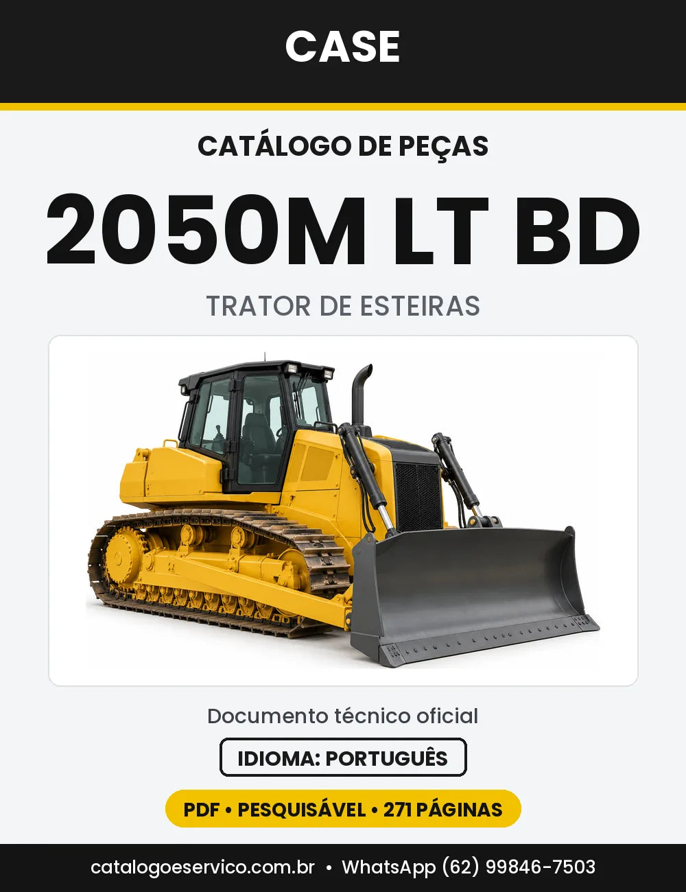 Catálogo de Peças Case 2050M (LT, XLT, LGP e WT-LGP, BD e PAT) — versão 2050M LT BD — Tier 4B