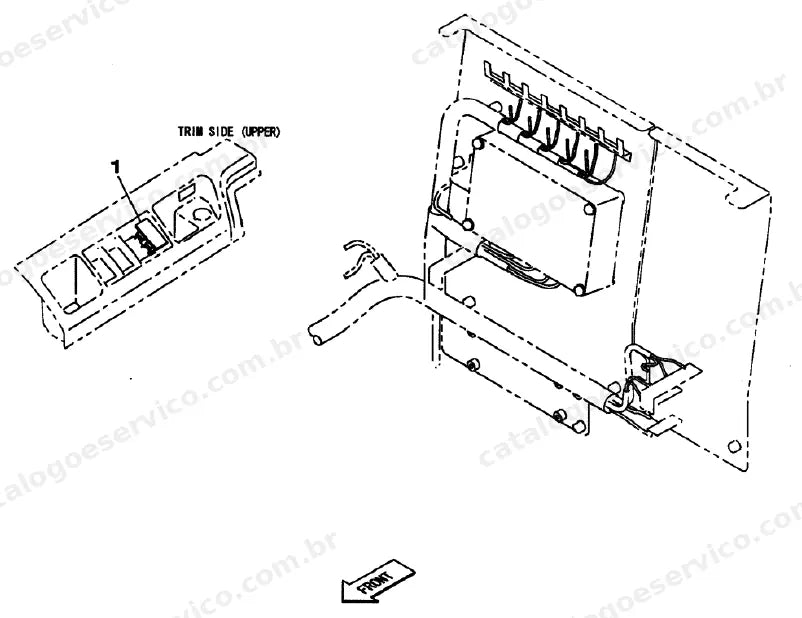 Catálogo de Peças Case CX370B — vista explodida de peças, imagem 2