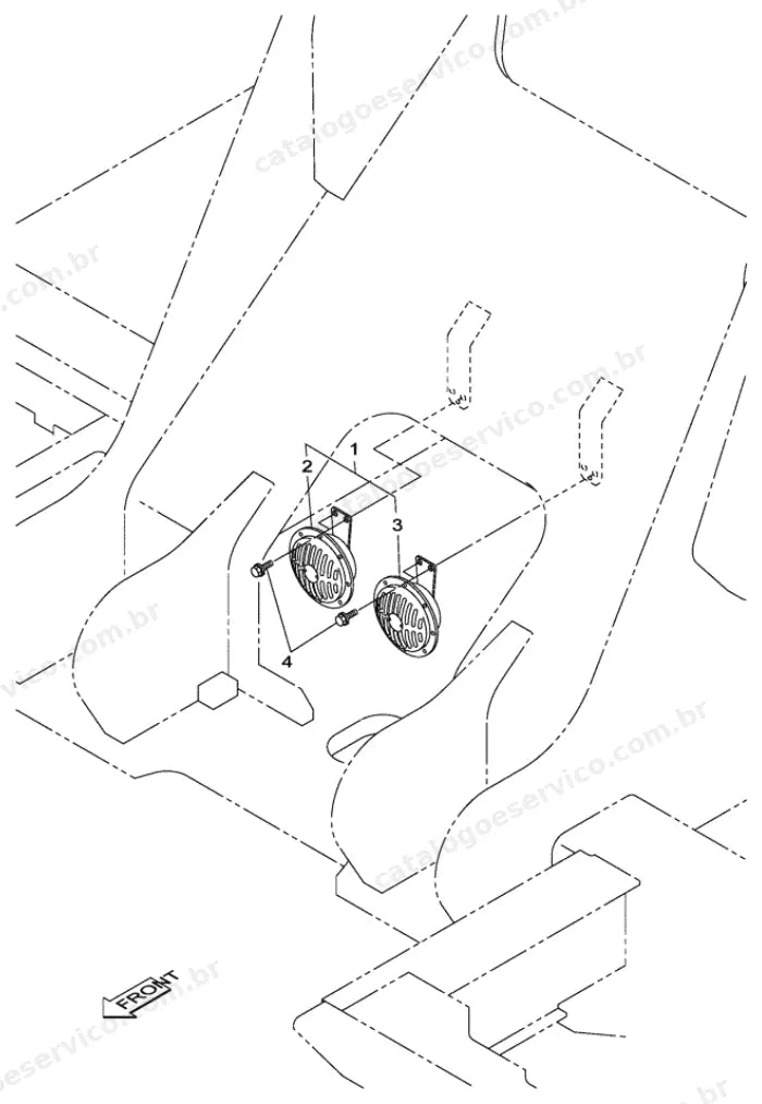 Catálogo de Peças Case CX700B — vista explodida de peças, imagem 2