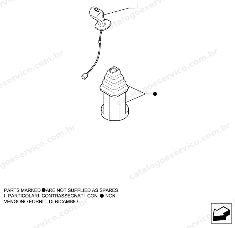 Catálogo de Peças Case TX130-30 (Padrão, Turbo e Tier 3) — vista explodida de peças, imagem 3