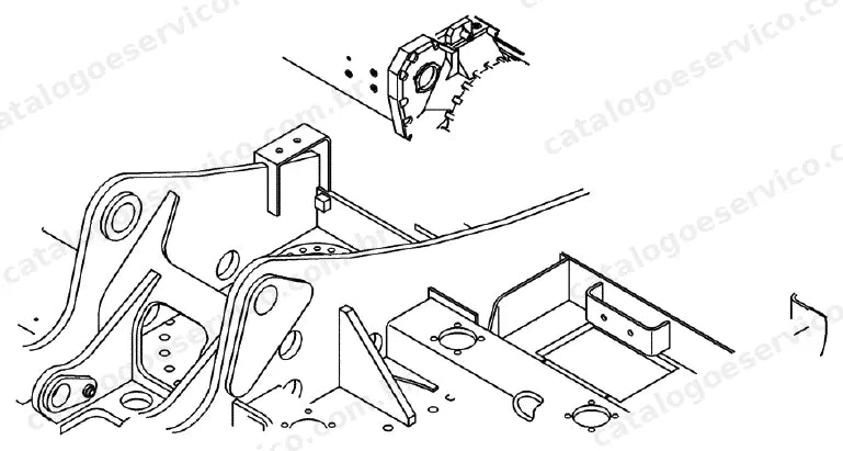 Catálogo de Peças Case WX185 (Padrão e Tier 3) — vista explodida de peças, imagem 1