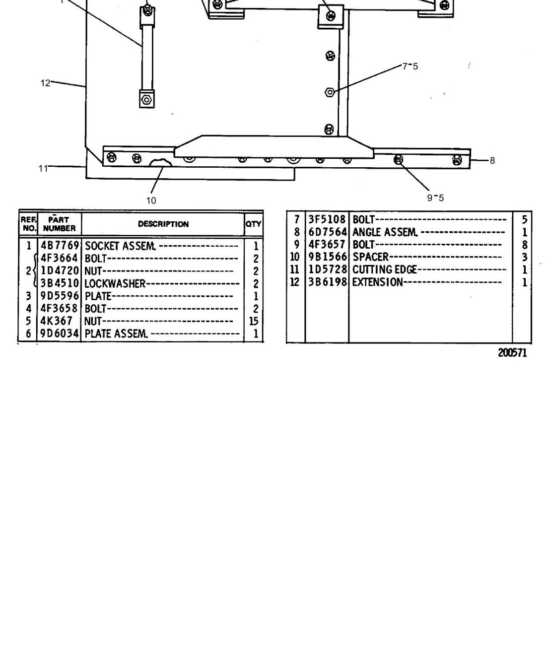 Catálogo de Peças Caterpillar - 12E - Motoniveladora (Inglês) - página 3