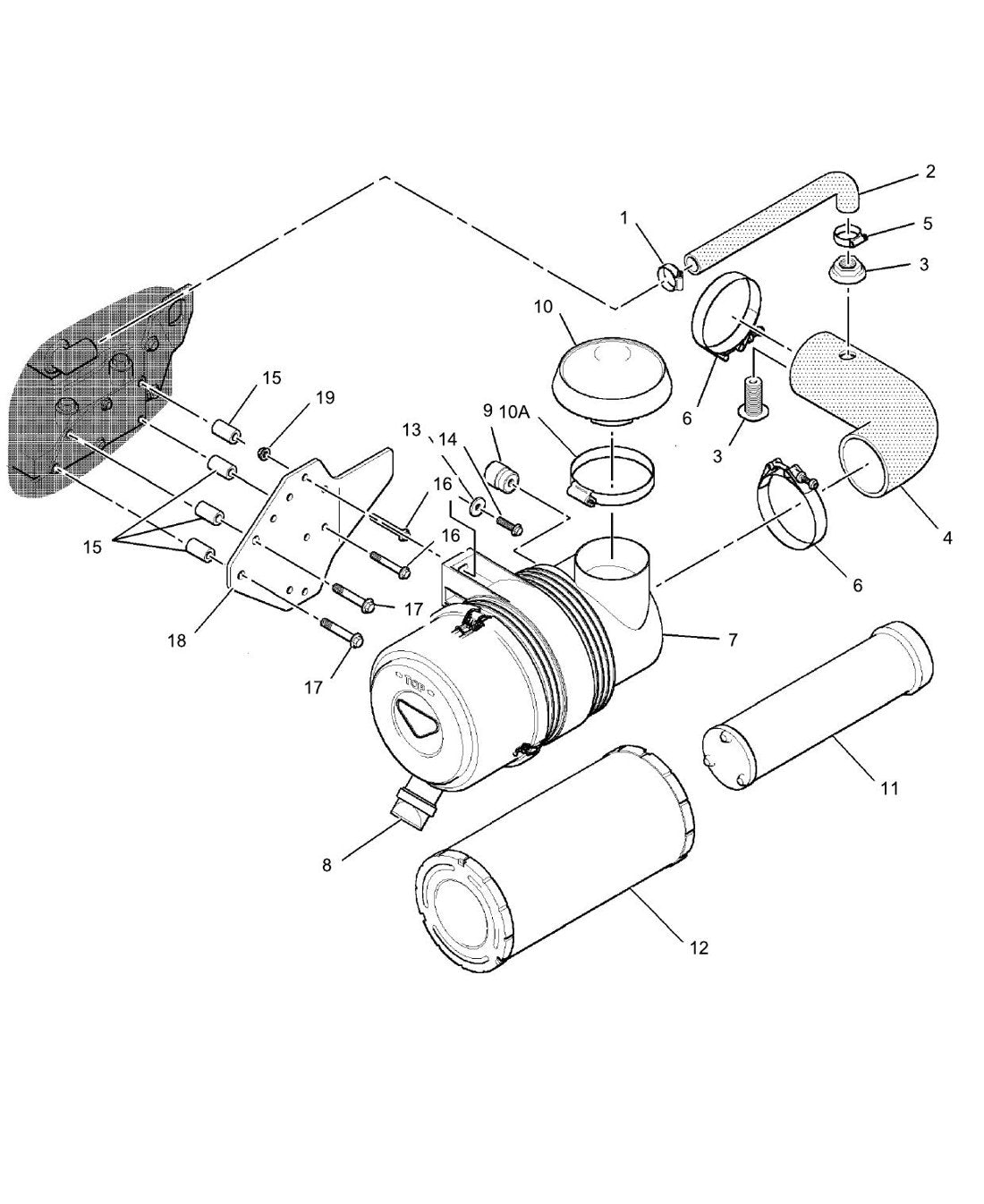 Catálogo de Peças Caterpillar - 3054C - Motor Diesel (Inglês) - página 2