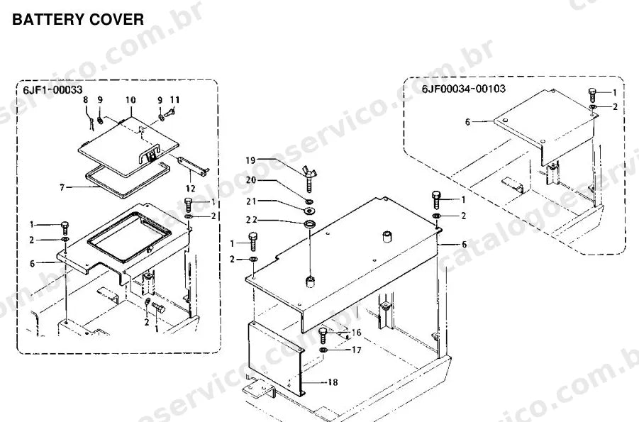 Catálogo de Peças Caterpillar E120B: vista explodida de sistema elétrico