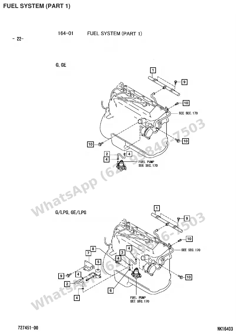 Vista explodida de peças do Catálogo Caterpillar GP18ZN – exemplo 4