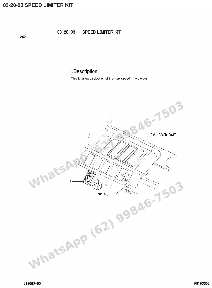 Vista explodida de peças do Catálogo Caterpillar GP35N – exemplo 3