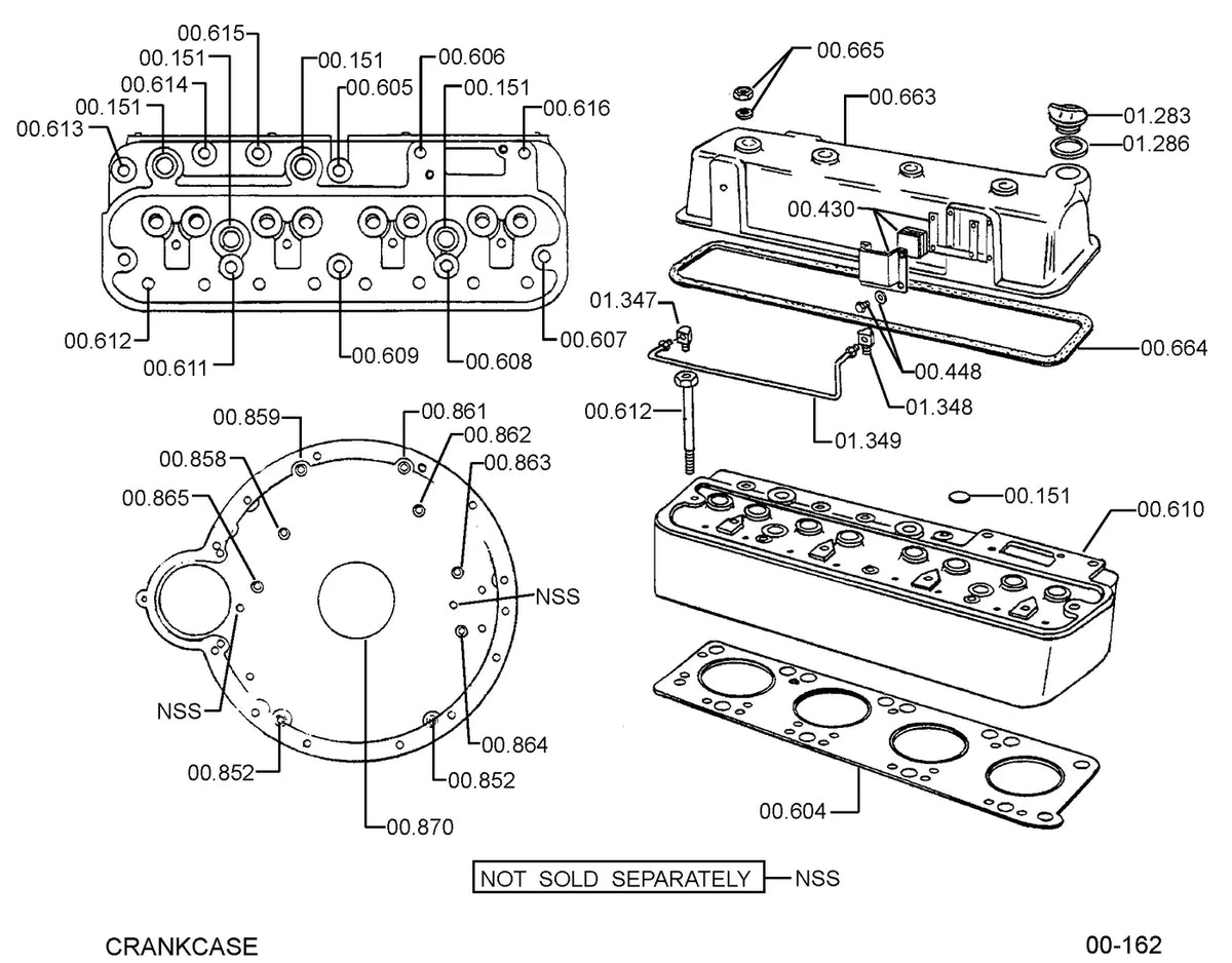 Catálogo de Peças Clark C500-40 — vista explodida 2