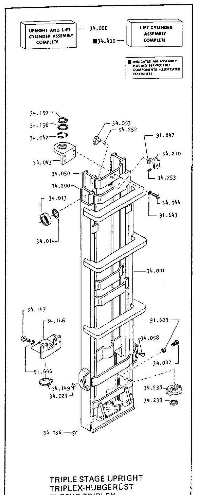 Catálogo de Peças Empilhadeira Clark C500 Y685 PD (Ref. I-110-12) - página interna