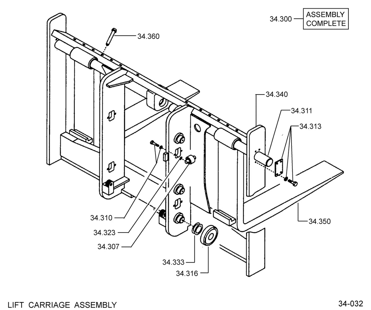 Catálogo de Peças Clark CMP50L/60L/70L/75sL — vista explodida 2