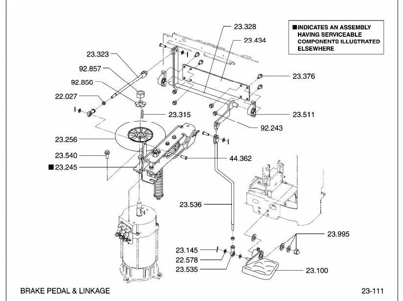 Catálogo de Peças Empilhadeira Retrátil Clark CRX 20/CRX 25 (Lot 9659) - página interna