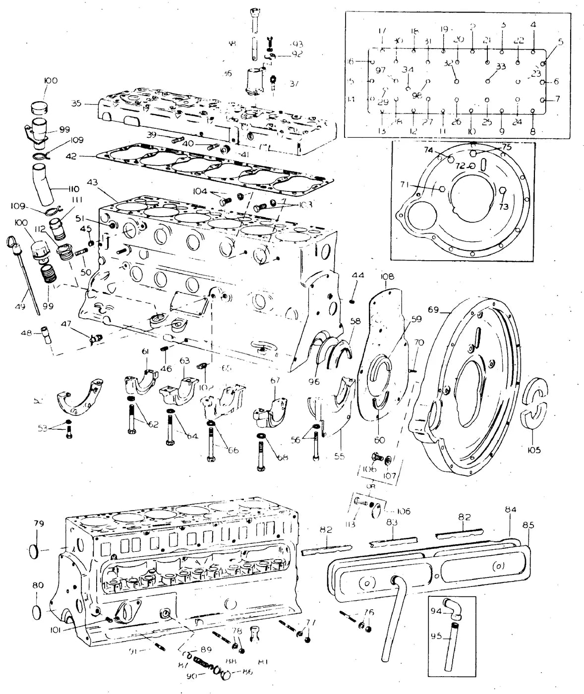 Catálogo de Peças Clark CT6-30B — vista explodida 1