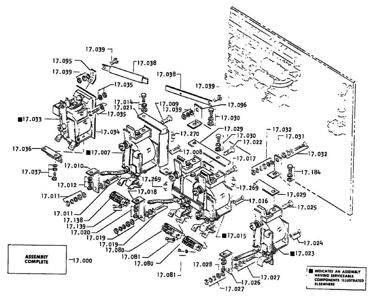 Catálogo de Peças Clark ECLS40B — vista explodida 2