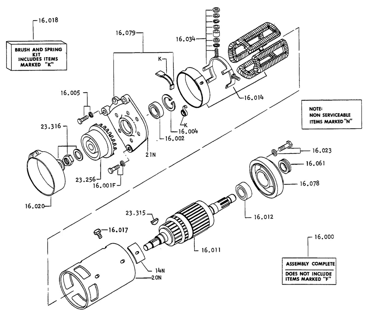 Catálogo de Peças Clark RPF40/60 — vista explodida 1