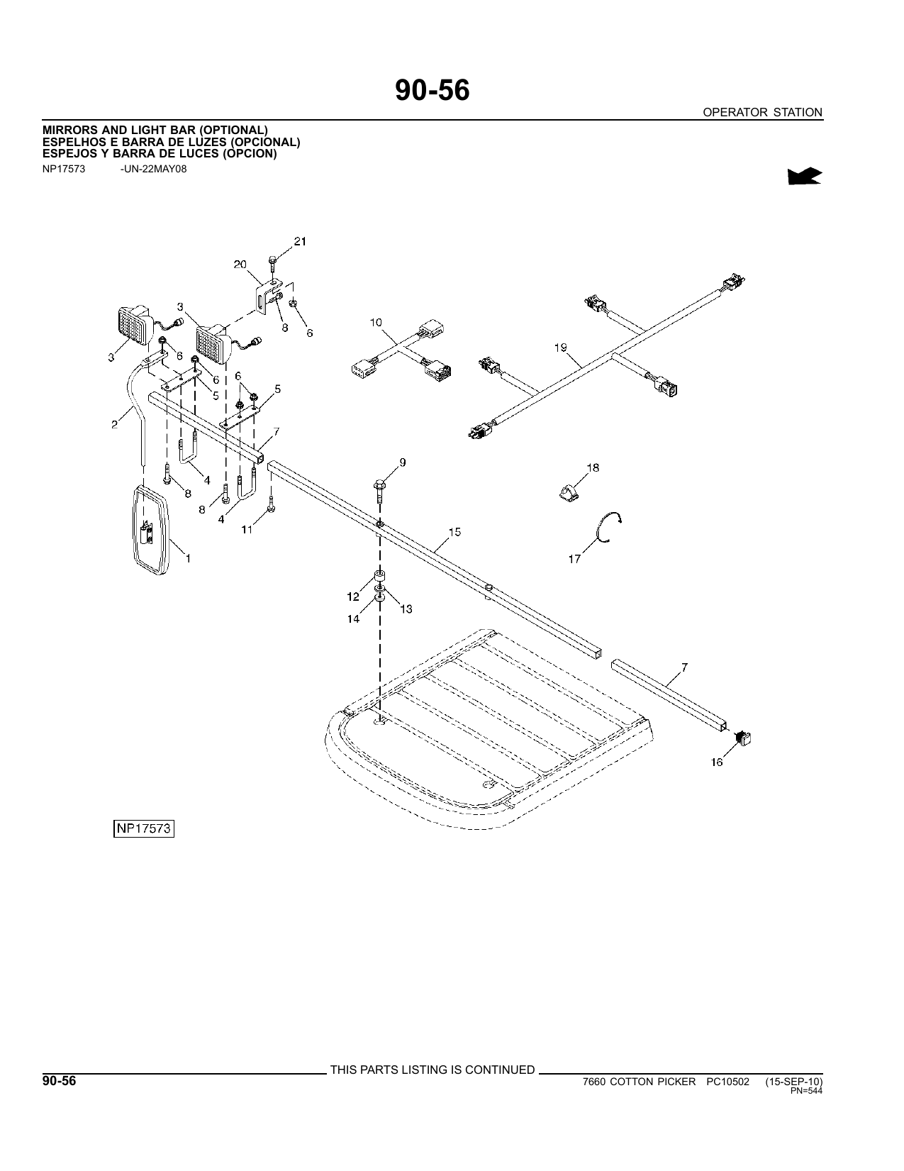 Catálogo de Peças Colhedora de Algodão John Deere 7660