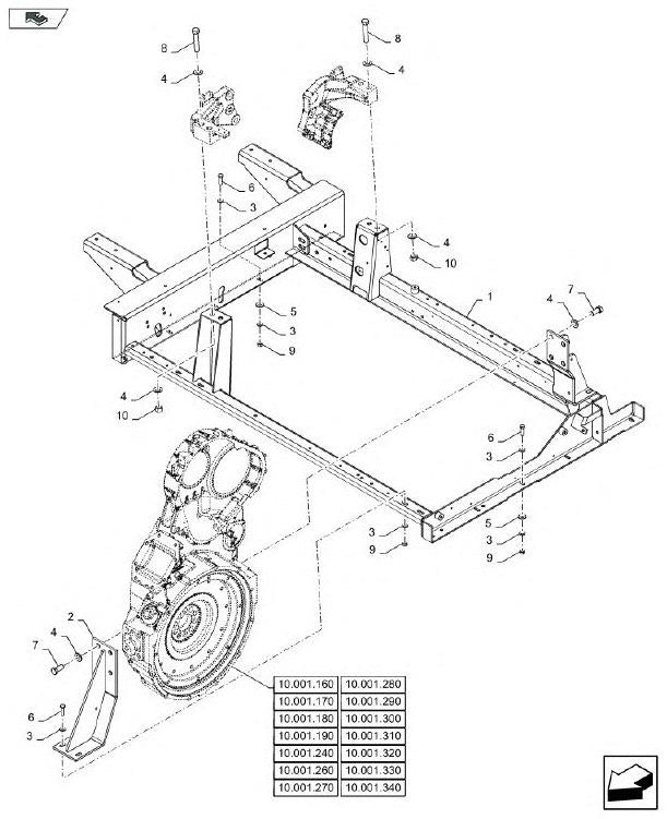 CATALOGO DE PEÇAS COLHEITADEIRA - CR10.90 NEW HOLLAND