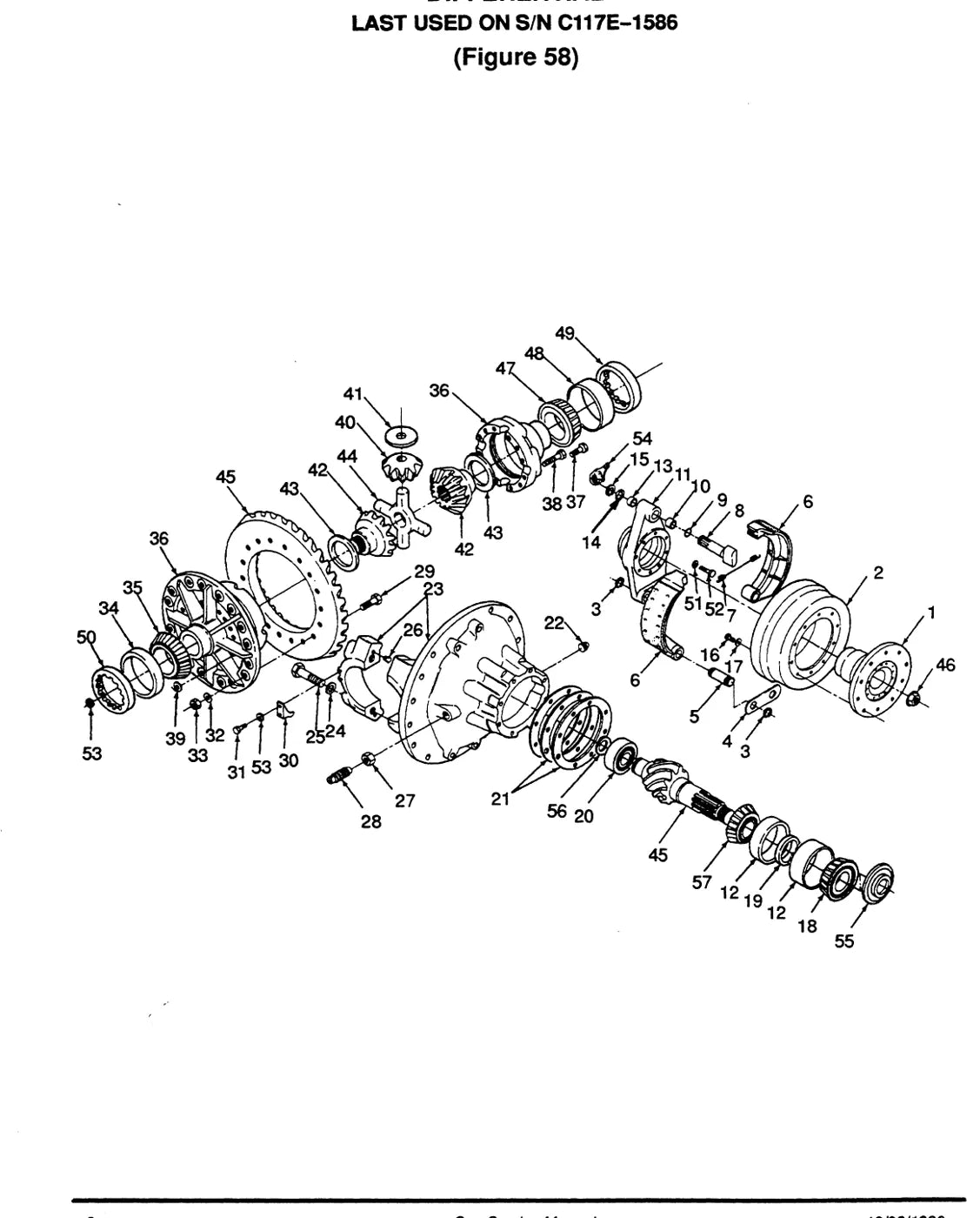 Detalhe de componentes ilustrados no Catálogo de Peças Hyster H36.00C a H48.00CH (C117)