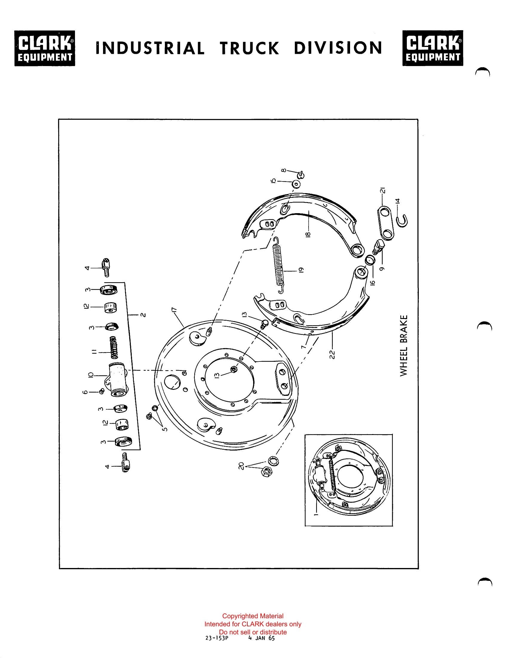 Catálogo de Peças Empilhadeira Clark IT 60 (Book X122A) - página interna