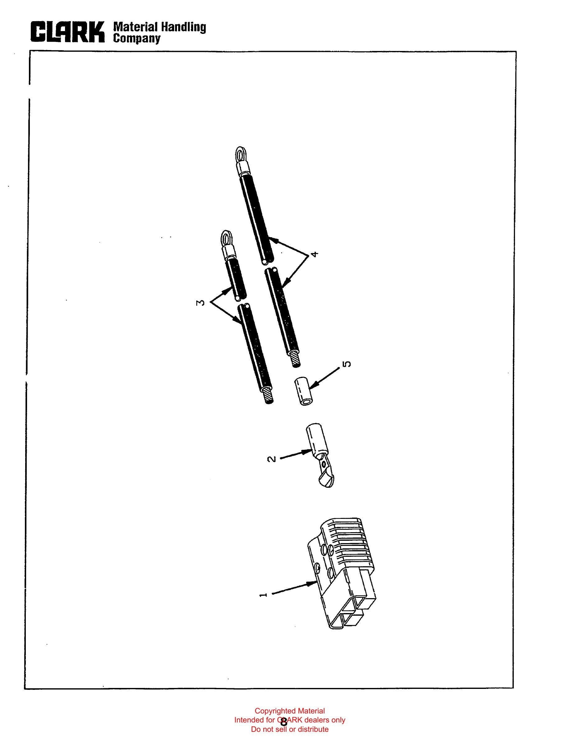 Catálogo de Peças Empilhadeira Elétrica Stacker Clark WP20 (Lot 8780) - página interna