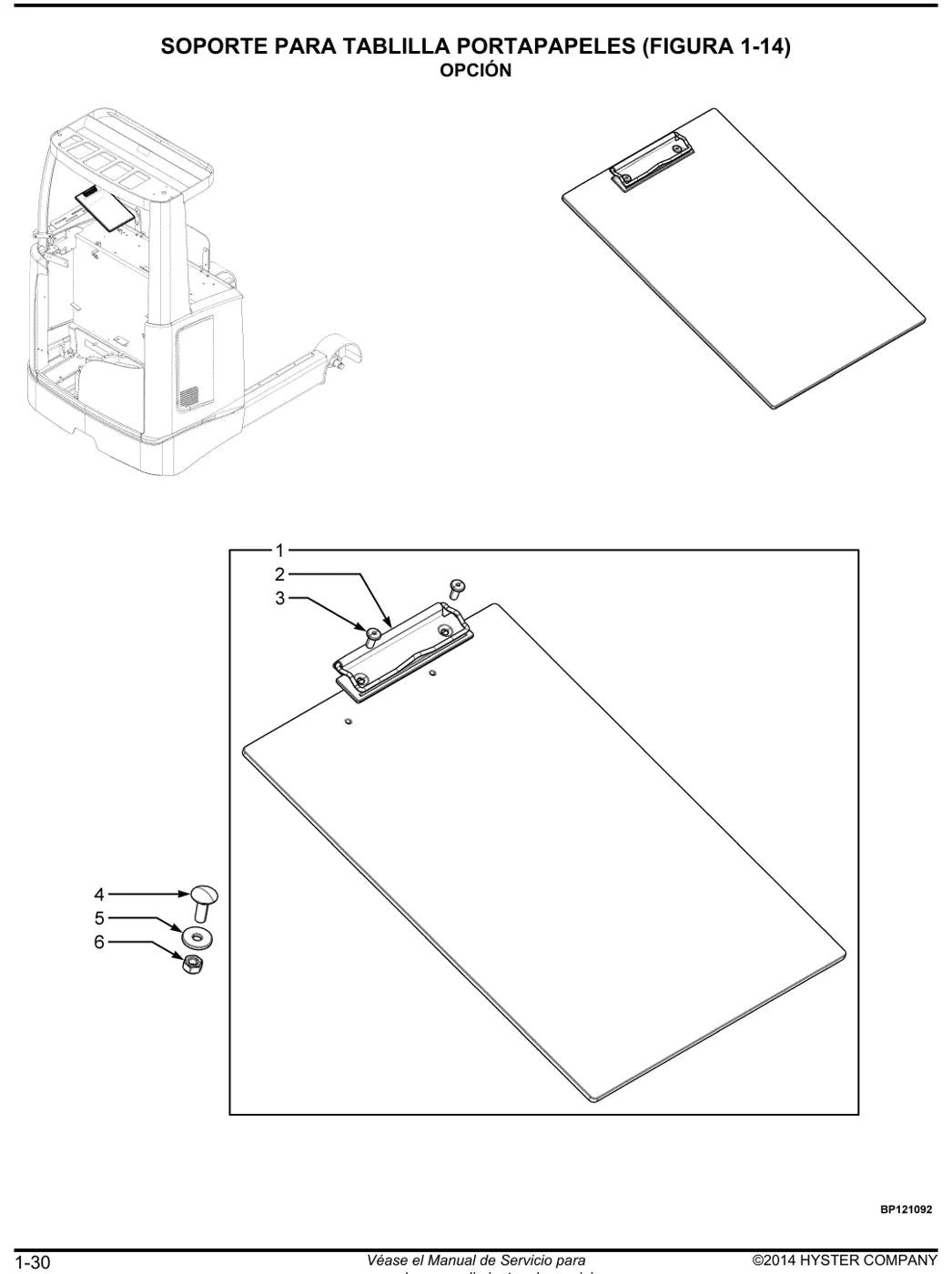 Vista explodida de conjunto do Catálogo de Peças Hyster R1.4 a R2.5 (D435)