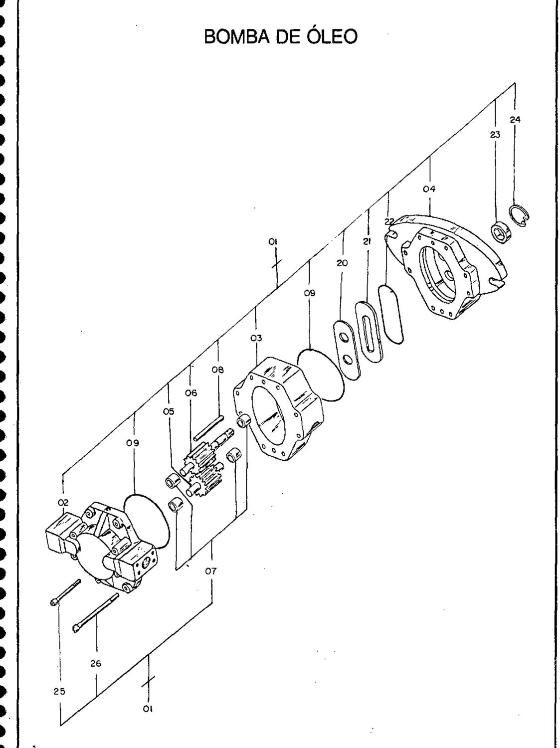 Catálogo de Peças Toyota 4FG20 e 4FG25 — vista explodida 1