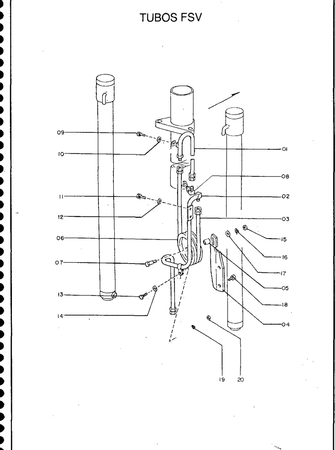 Catálogo de Peças Toyota 4FG20 e 4FG25 — vista explodida 3
