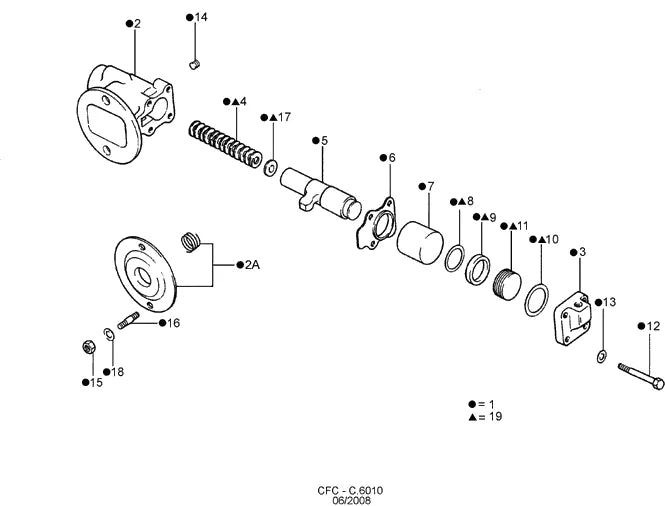Catálogo de Peças Ford Cargo 1316 Chile — vista explodida 3