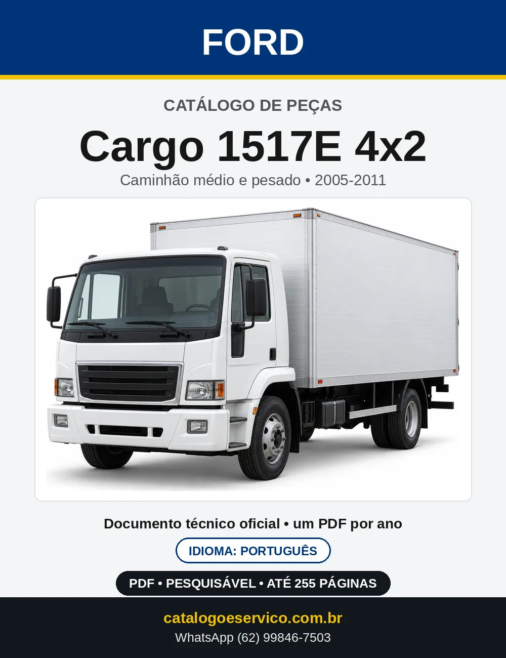 Catálogo de Peças Ford Cargo 1517E 4x2 2005-2011 — capa