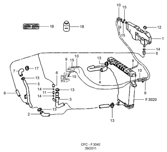 Catálogo de Peças Ford Cargo 1521 — vista explodida 4