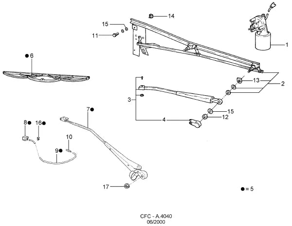 Catálogo de Peças Ford Cargo 1617 — vista explodida 1