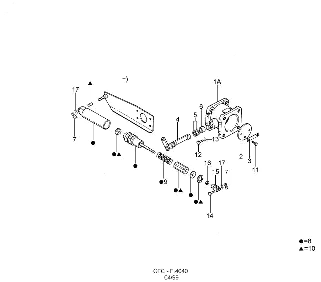Catálogo de Peças Ford Cargo 1630 e 1731 — vista explodida 3