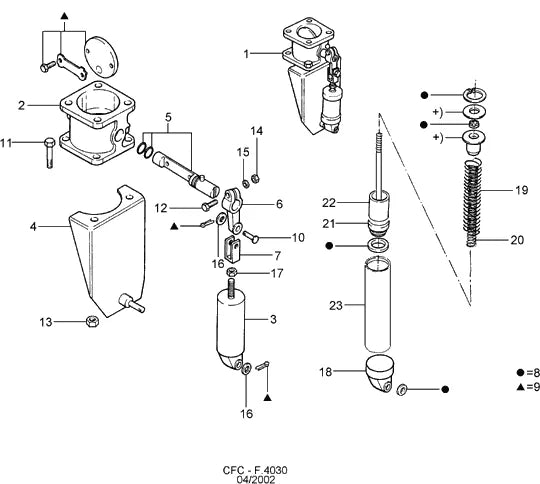 Catálogo de Peças Ford Cargo 1716 Argentina — vista explodida 3