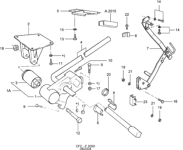 Catálogo de Peças Ford Cargo 1717 — vista explodida 3