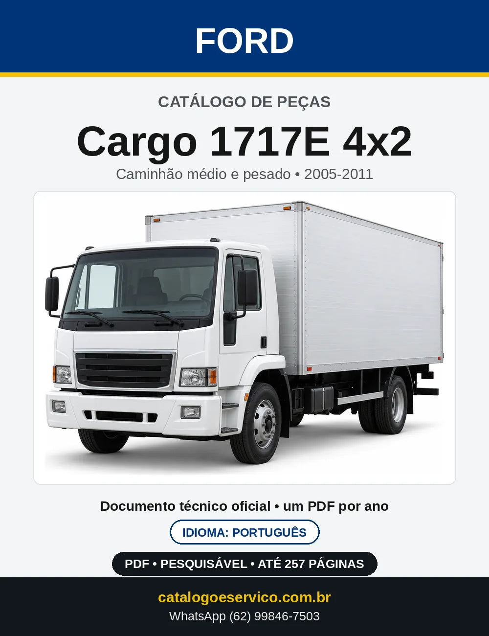 Catálogo de Peças Ford Cargo 1717E 4x2 2005-2011 — capa