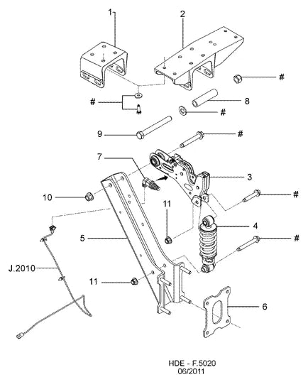 Catálogo de Peças Ford Cargo 1729 4x2 — vista explodida 4