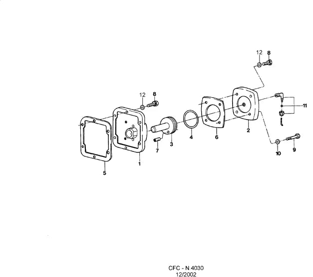 Catálogo de Peças Ford Cargo 1731 — vista explodida 3