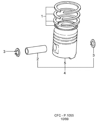 Catálogo de Peças Ford Cargo 2322 — vista explodida 2