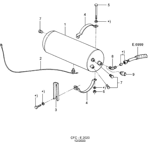 Catálogo de Peças Ford Cargo 2322 — vista explodida 3