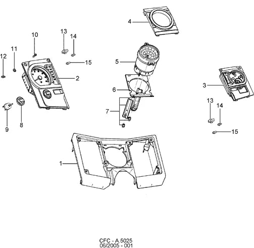 Catálogo de Peças Ford Cargo 2421 — vista explodida 1