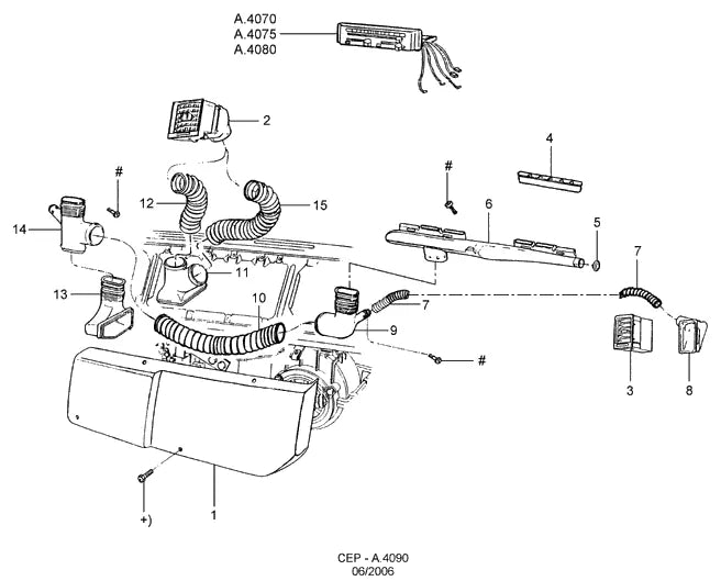 Catálogo de Peças Ford Cargo 2622E 6x4 — vista explodida 1