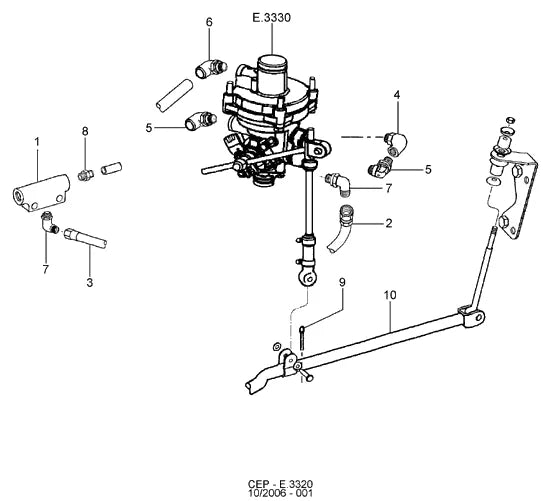 Catálogo de Peças Ford Cargo 2622E 6x4 — vista explodida 2