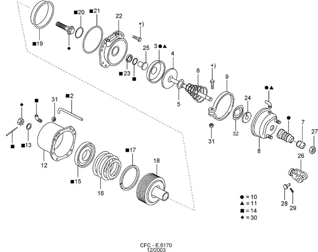 Catálogo de Peças Ford Cargo 2626 — vista explodida 2