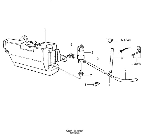 Catálogo de Peças Ford Cargo 2628E 6x4 — vista explodida 1